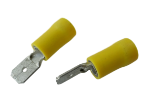 Końcówka męska izolowana 6,3mm / konektor płaski, wsuwka