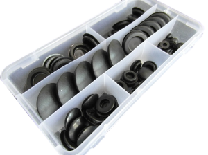 Zaślepka gumowa 7 rozmiarów - MAŁY zestaw 54 szt