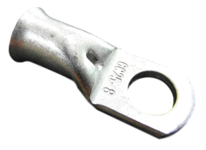 Końcówka oczkowa M8, zaciskana na przewód 25mm², cynowana