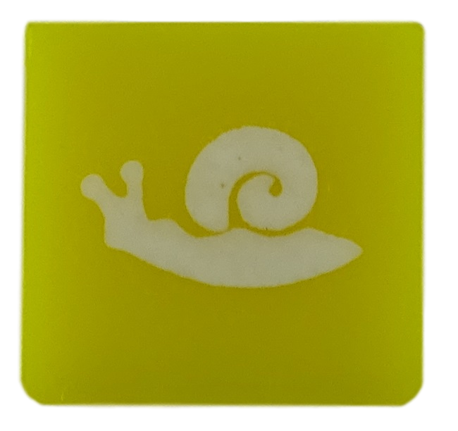 płytka podświetlana do przełącznika ślimak bieg wolny