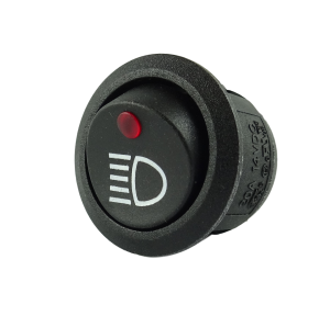 Włącznik świateł długich, z diodą / 12V 20A