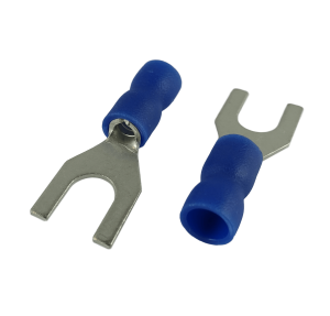 Złączka kablowa widełki na śrubę M5 / izolowana