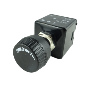 Przełącznik obrotowy 4-stopniowy / pokrętło 4-pin