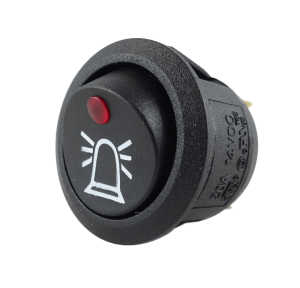 Włącznik świateł: ostrzegawcze, kogut, z diodą / 12V 20A