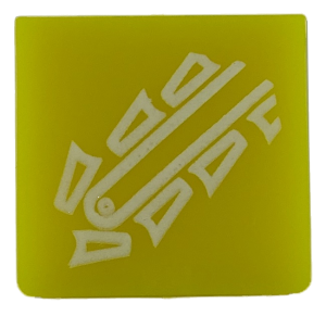 Koparka czerpakowa, taśmowa - płytka podświetlana, żółta