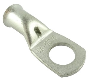 Końcówka oczkowa M10, zaciskana na przewód 25mm², cynowana
