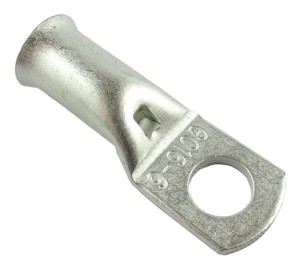 Końcówka oczkowa M6, zaciskana na przewód 16mm², cynowana