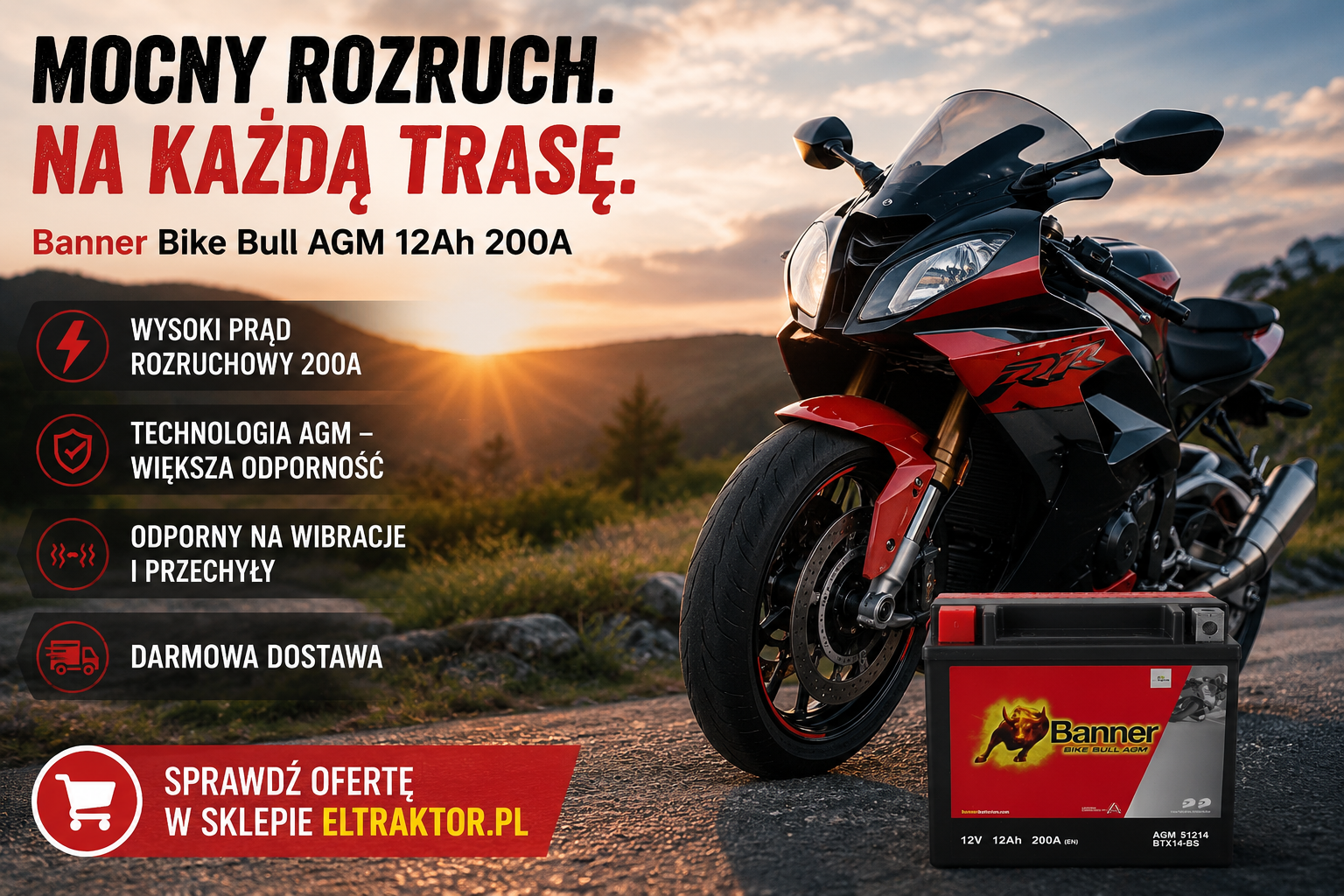 Motocykl słabo kręci po zimie? Sprawdź, jaki akumulator AGM wybrać